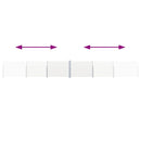 vidaXL krémszínű kihúzható oldalsó terasz-napellenző 170 x 1200 cm