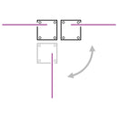 vidaXL barna kihúzható oldalsó terasz-napellenző 170 x 1200 cm