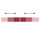 vidaXL piros kihúzható oldalsó terasz-napellenző 170 x 1200 cm