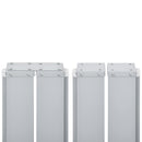 vidaXL piros kihúzható oldalsó terasz-napellenző 170 x 1200 cm