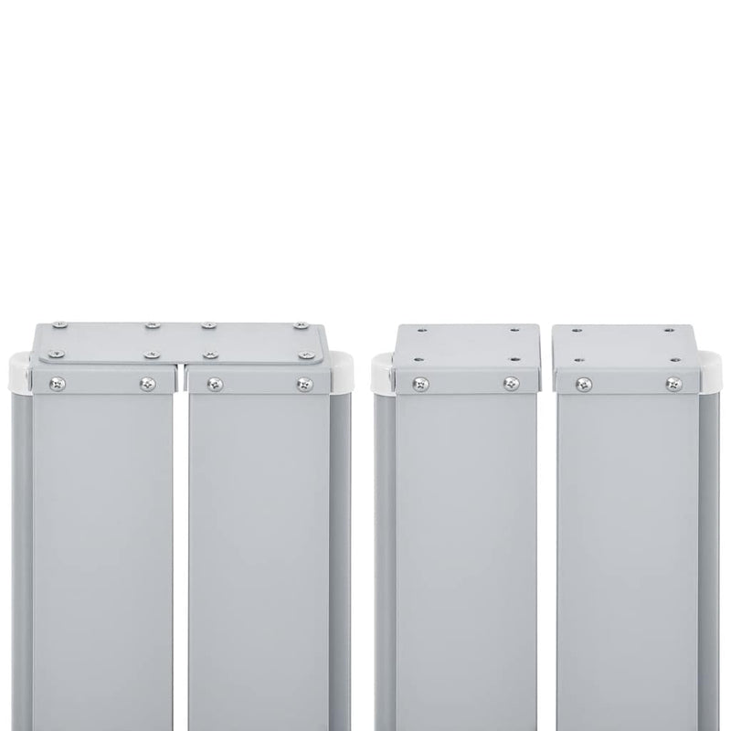 vidaXL piros kihúzható oldalsó terasz-napellenző 170 x 1200 cm