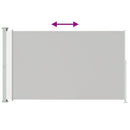 vidaXL krémszínű behúzható oldalsó terasznapellenző 180 x 300 cm