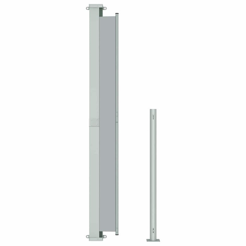 vidaXL szürke behúzható oldalsó terasznapellenző 180 x 500 cm