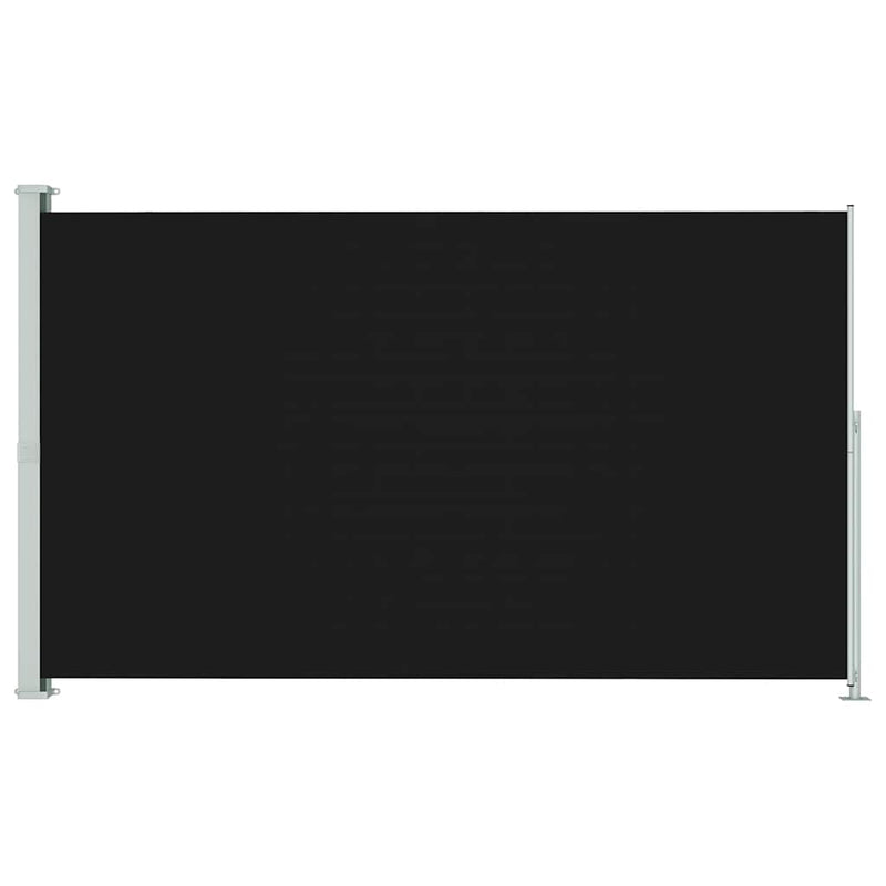 vidaXL fekete behúzható oldalsó terasznapellenző 200 x 300 cm