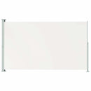 vidaXL krémszínű behúzható oldalsó terasznapellenző 200 x 300 cm
