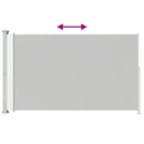 vidaXL krémszínű behúzható oldalsó terasznapellenző 200 x 300 cm