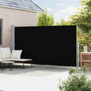 vidaXL fekete behúzható oldalsó terasznapellenző 200 x 500 cm