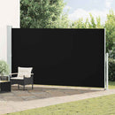 vidaXL fekete behúzható oldalsó terasznapellenző 200 x 500 cm