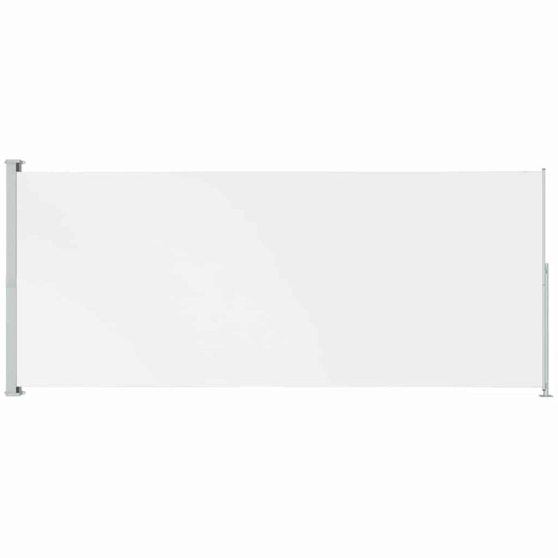 vidaXL krémszínű behúzható oldalsó terasznapellenző 200 x 500 cm