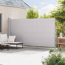 vidaXL szürke behúzható oldalsó terasznapellenző 200 x 500 cm