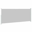 vidaXL szürke behúzható oldalsó terasznapellenző 200 x 500 cm