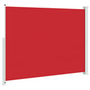 vidaXL piros behúzható oldalsó terasznapellenző 220 x 300 cm