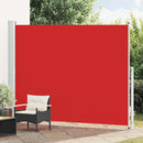 vidaXL piros behúzható oldalsó terasznapellenző 220 x 300 cm