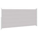vidaXL szürke behúzható oldalsó terasznapellenző 220 x 500 cm