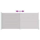 vidaXL szürke behúzható oldalsó terasznapellenző 220 x 500 cm