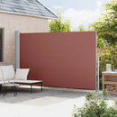 vidaXL barna behúzható oldalsó terasznapellenző 220 x 500 cm
