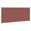 vidaXL barna behúzható oldalsó terasznapellenző 220 x 500 cm