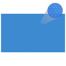 vidaXL kék, négyszögletes PE medencetakaró 1000 x 600 cm