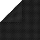 vidaXL fekete, négyszögletes PE medencetakaró 800 x 500 cm