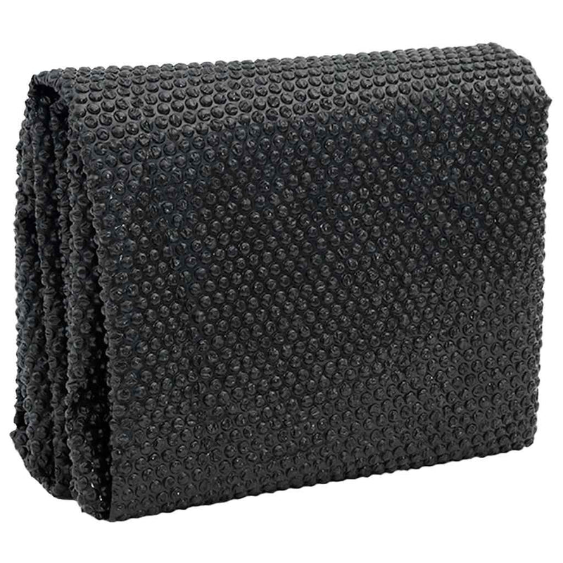 vidaXL fekete és kék napelemes lebegő PE medencefólia 549 x 274 cm