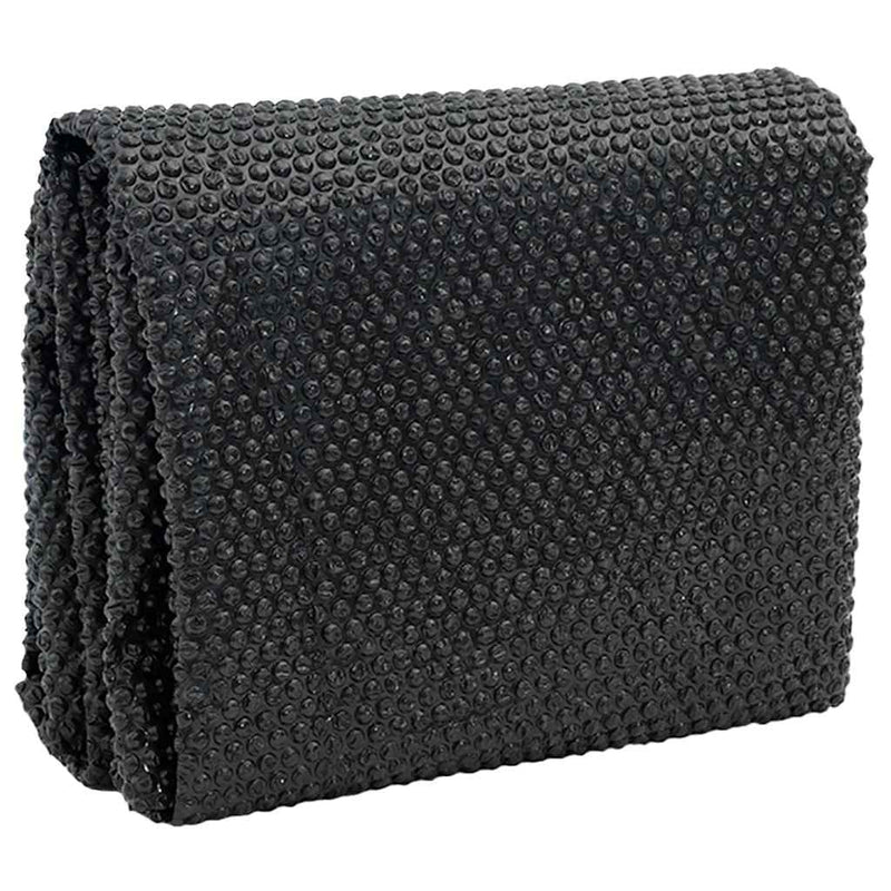 vidaXL fekete és kék napelemes lebegő PE medencefólia 600 x 300 cm