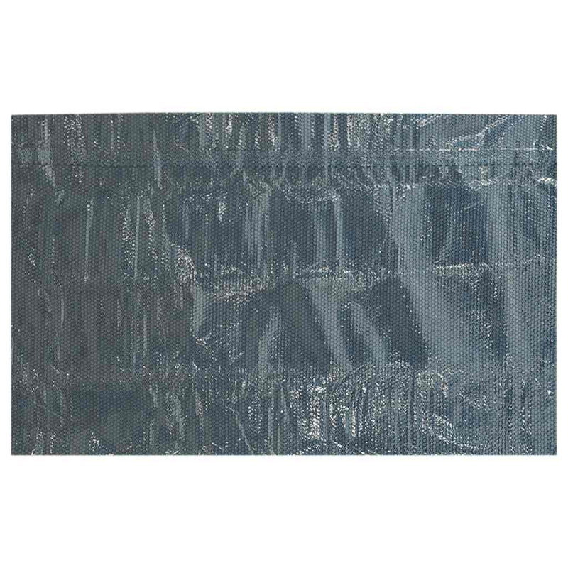 vidaXL fekete és kék napelemes lebegő PE medencefólia 1200 x 600 cm