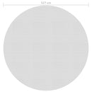 vidaXL szürke napelemes lebegő PE medencefólia 527 cm