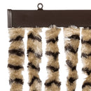 vidaXL bézs és barna zsenília rovarfüggöny 56 x 185 cm