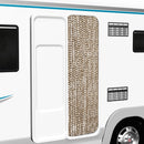 vidaXL bézs és barna zsenília rovarfüggöny 56 x 185 cm