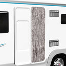 vidaXL barna és fehér zsenília rovarfüggöny 56 x 185 cm