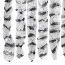 vidaXL világos- és sötétszürke zsenília rovarfüggöny 90 x 220 cm