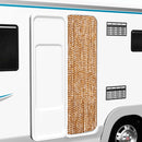 vidaXL okkersárga és fehér zsenília rovarfüggöny 56 x 185 cm