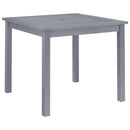 vidaXL tömör akácfa kerti étkezőasztal 88 x 88 x 74 cm