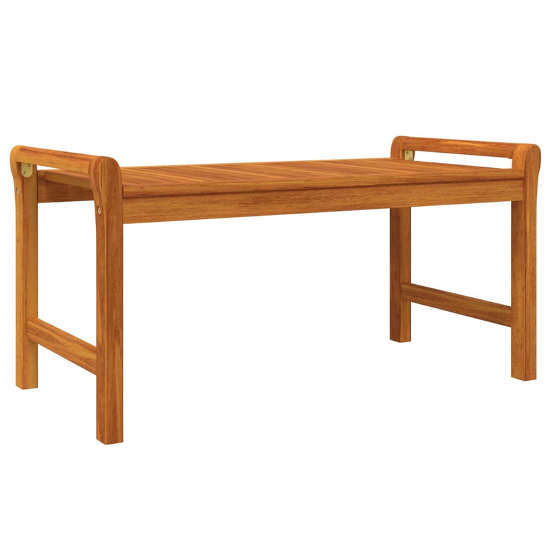 vidaXL tömör akácfa dohányzóasztal 100 x 50 x 50 cm