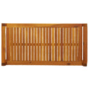 vidaXL tömör akácfa dohányzóasztal 100 x 50 x 50 cm