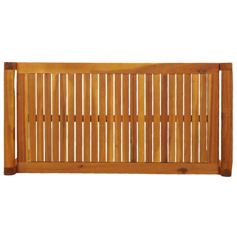 vidaXL tömör akácfa dohányzóasztal 100 x 50 x 50 cm