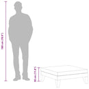 vidaXL elemes tömör akácfa lábtartó krémfehér párnával