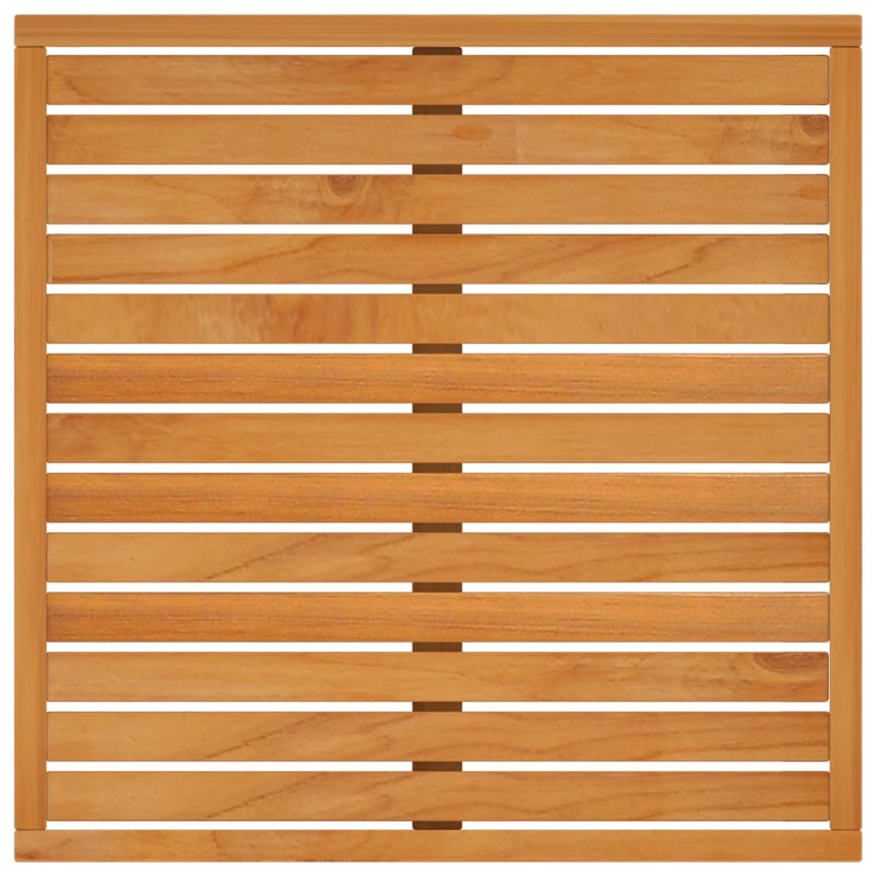 vidaXL tömör akácfa kerti asztal 68,5 x 68,5 x 24 cm
