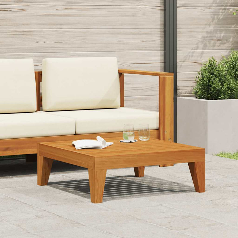vidaXL tömör akácfa kerti asztal 68,5 x 68,5 x 24 cm