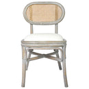 vidaXL 2 db szürke vászonkárpitozású étkezőszék