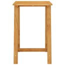 vidaXL tömör akácfa kerti bárasztal 70 x 70 x 104 cm
