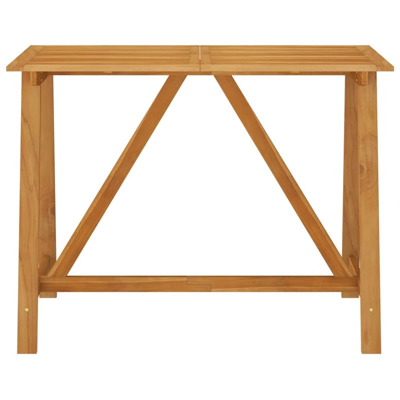 vidaXL tömör akácfa kerti bárasztal 140 x 70 x 104 cm