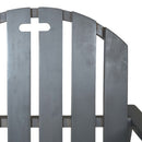 vidaXL 2 db szürke tömör akácfa kerti pihenőszék