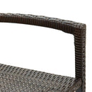 vidaXL 4 db barna polyrattan bárszék