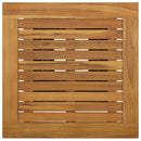 vidaXL fekete polyrattan és tömör akácfa bárasztal 60 x 60 x 110 cm