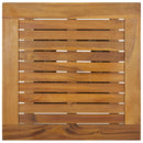 vidaXL szürke polyrattan és tömör akácfa bárasztal 60 x 60 x 110 cm
