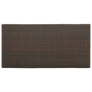 vidaXL barna polyrattan kerti tárolóláda 120 x 60 x 110 cm