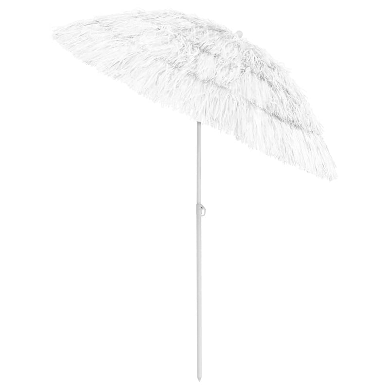 vidaXL fehér hawaii stílusú strandnapernyő 180 cm