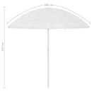 vidaXL fehér hawaii stílusú strandnapernyő 300 cm