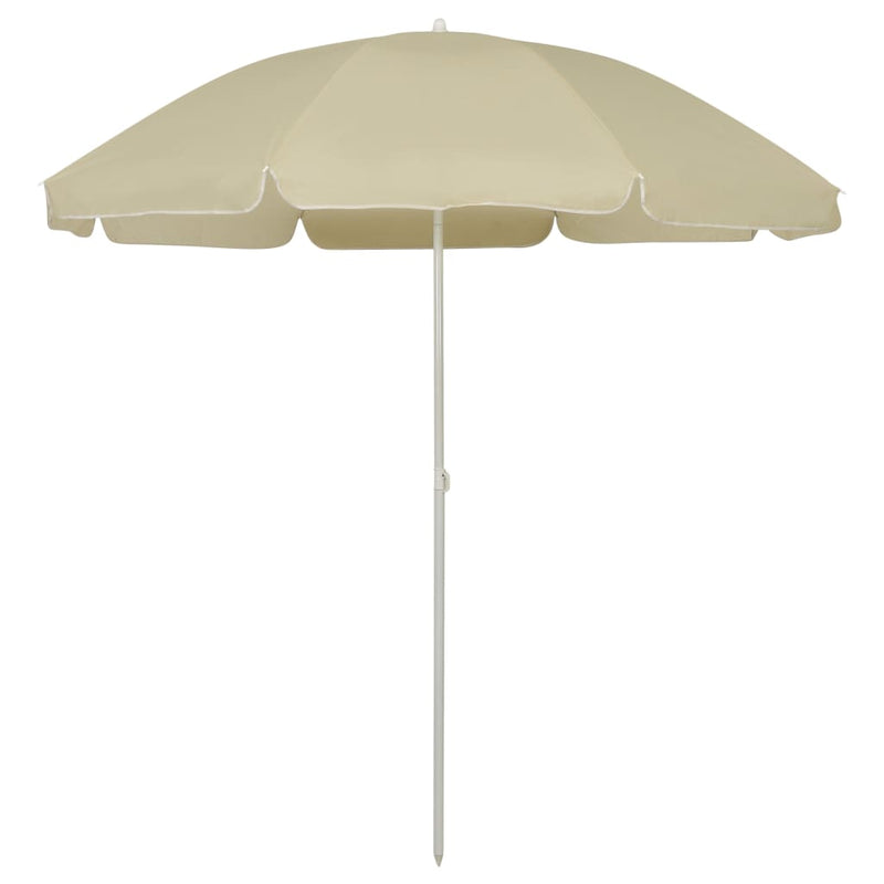 vidaXL homoksárga strandnapernyő 240 cm